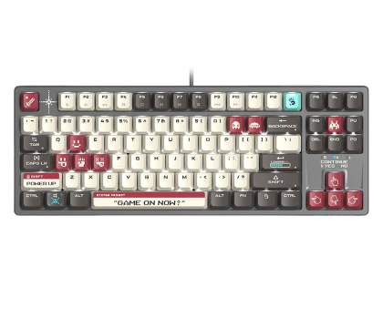 Klawiatura  przewodowa A4Tech BLOODY S87 Pixels Red USB
